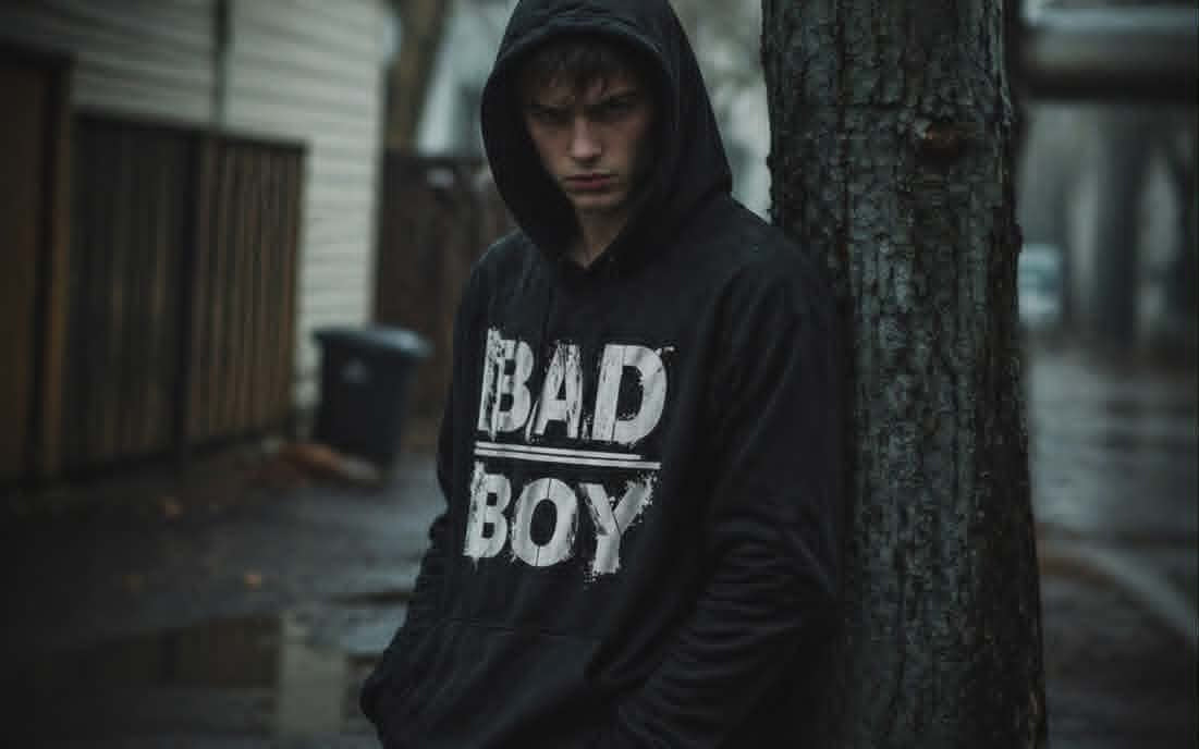 Bad Boy svart Hoodie 5789