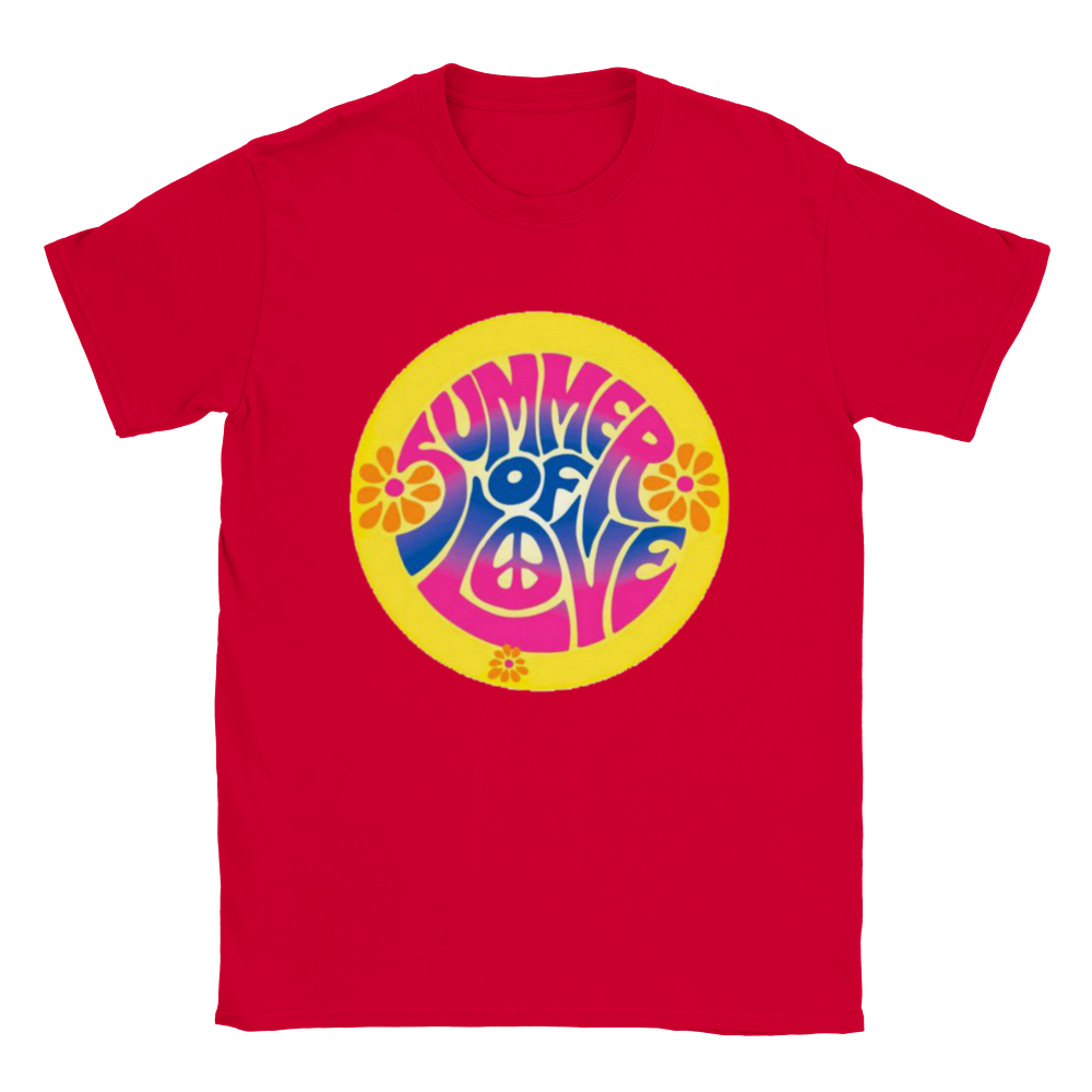 Summer of love rundhalsad t-shirt 5204
