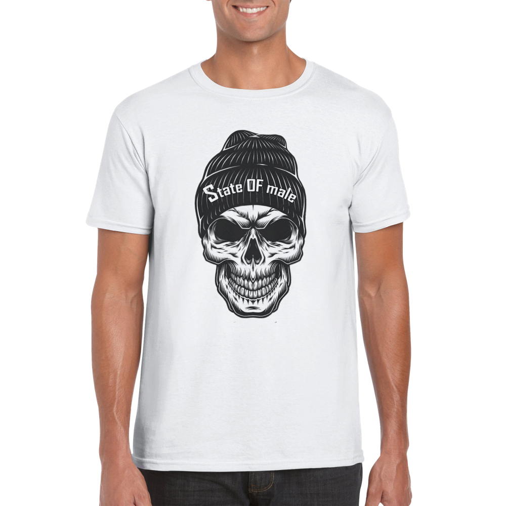 State skull rundhalsad t-shirt 5214