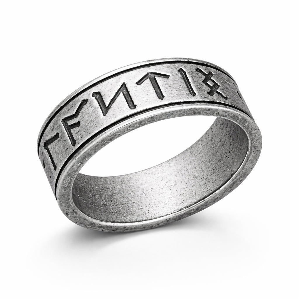 Viking ring with runes 1500