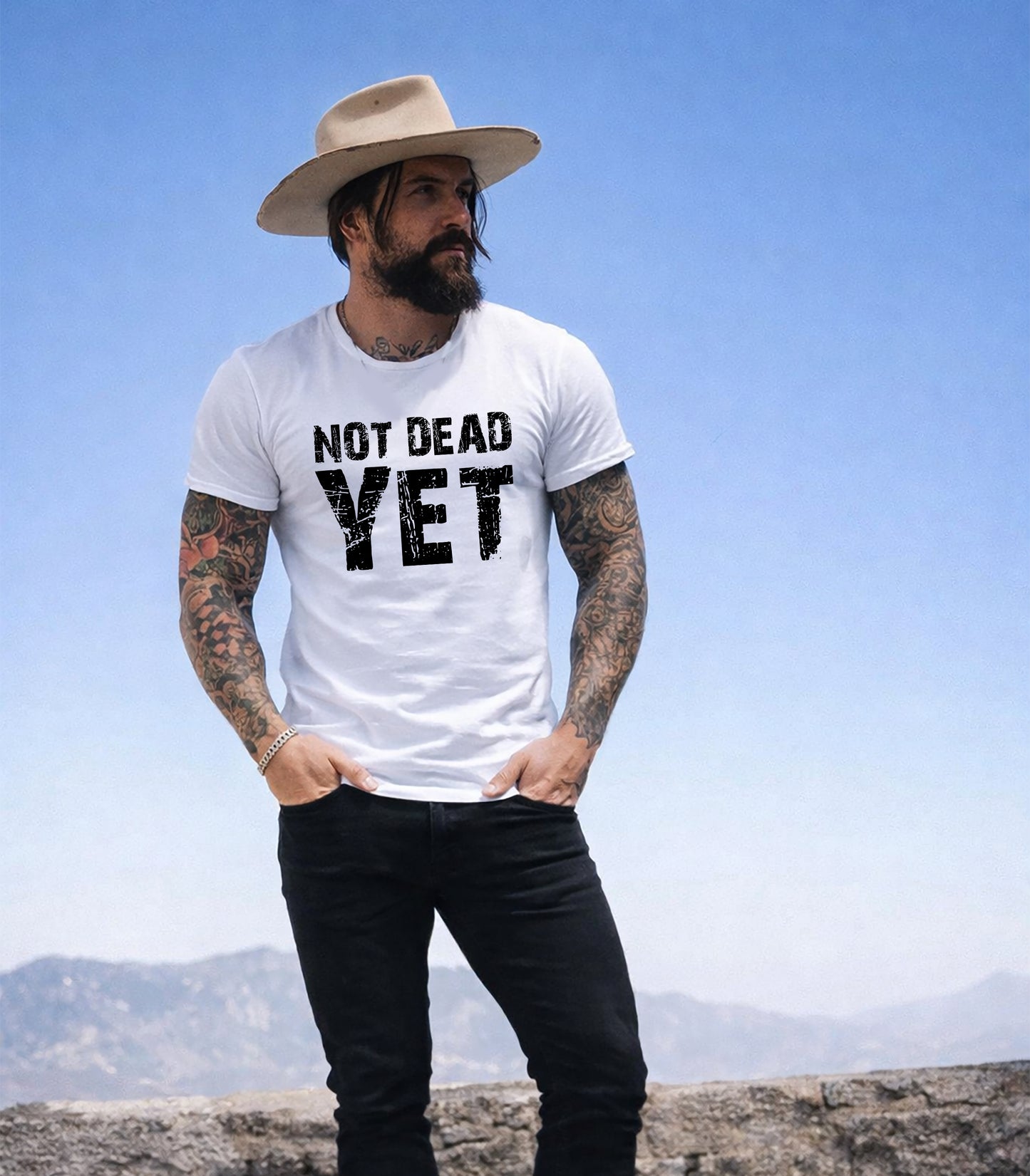 Not dead vit T-shirt 5764