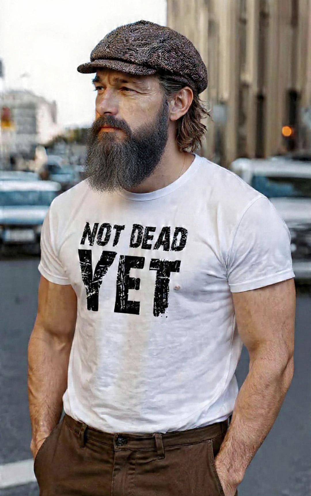 Not dead vit T-shirt 5764