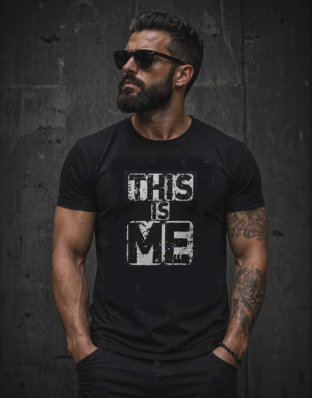 Me Svart T-shirt 5788