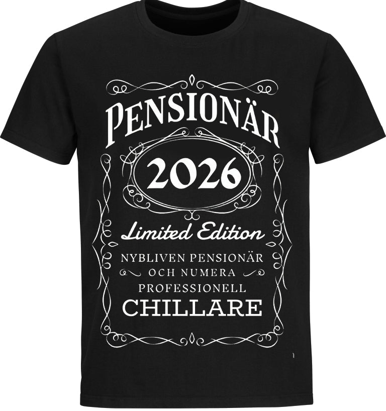 Chillare Svart t-shirt  5783