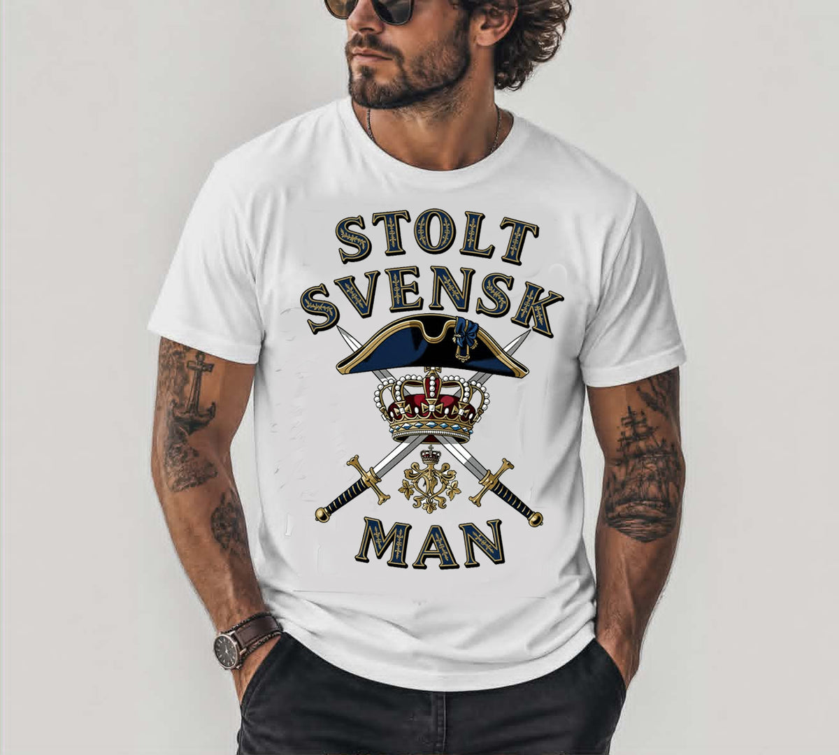 Stolt vit T-shirt 5796