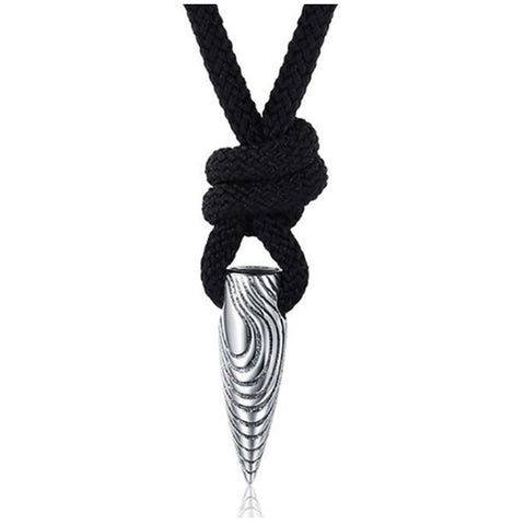 Black bullet necklace 1049