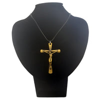 Crucifix Prayer Gold 1054