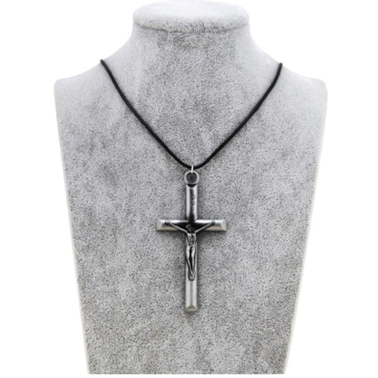 Krucifix Prayer antiksilver 1055