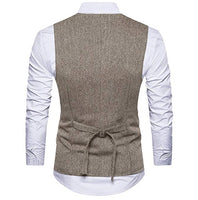 Dobbeltbrystet vest Retro Slim Fit 1039