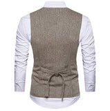 Dobbeltbrystet vest Retro Slim Fit 1039