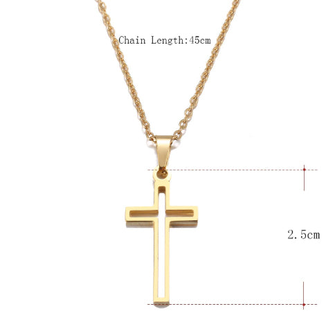 Gold cross petit 1096