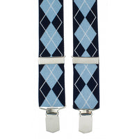 Uno Basic checker braces blue 1182