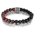 Sten- og stålarmbånd 1195