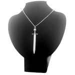 Cat sword necklace 1224