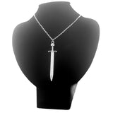 Cat sword necklace 1224