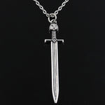 Cat sword necklace 1224