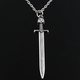 Cat sword necklace 1224