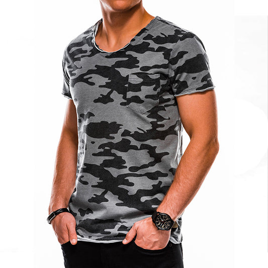 Grå Camo T-shirt 1301