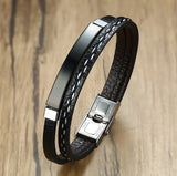 Läderarmband Hombre 1345