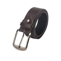 Dark brown belt in artificial leather 1349