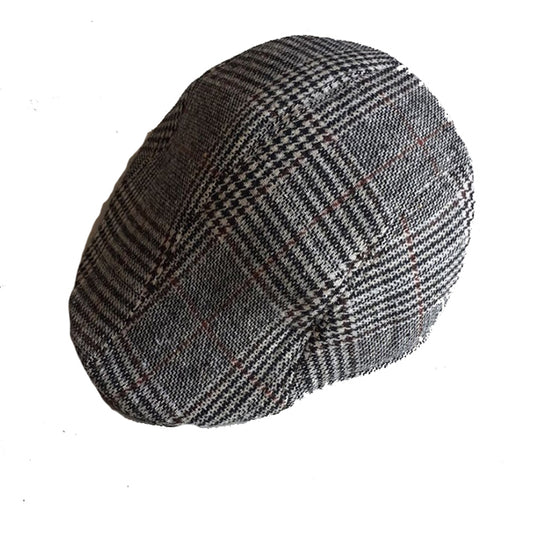 Rallymönstrad flat Cap 1358