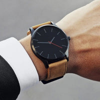 Minimalist analog clock with quartz movement 1418