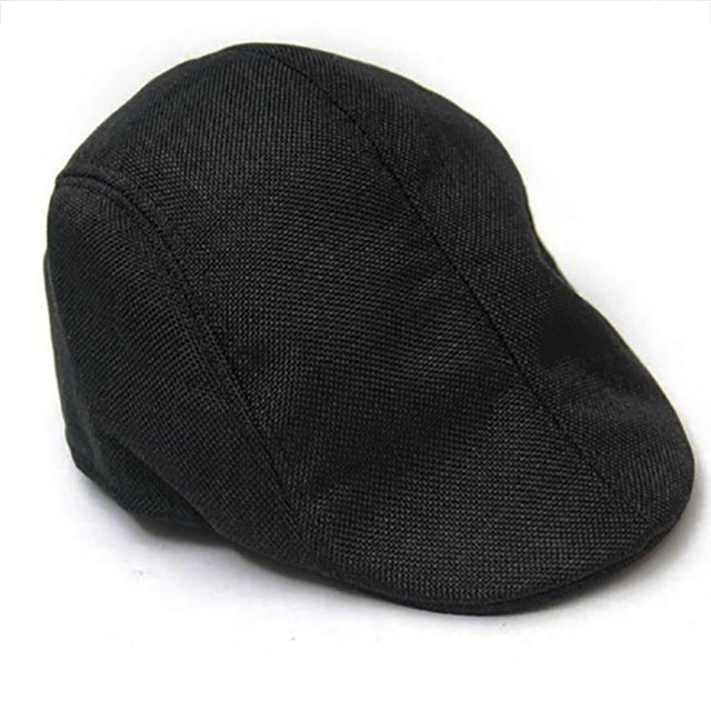 Somrig Flat cap svart 1445