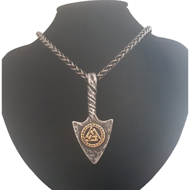 Spyd vedhæng Runik valknut 1504
