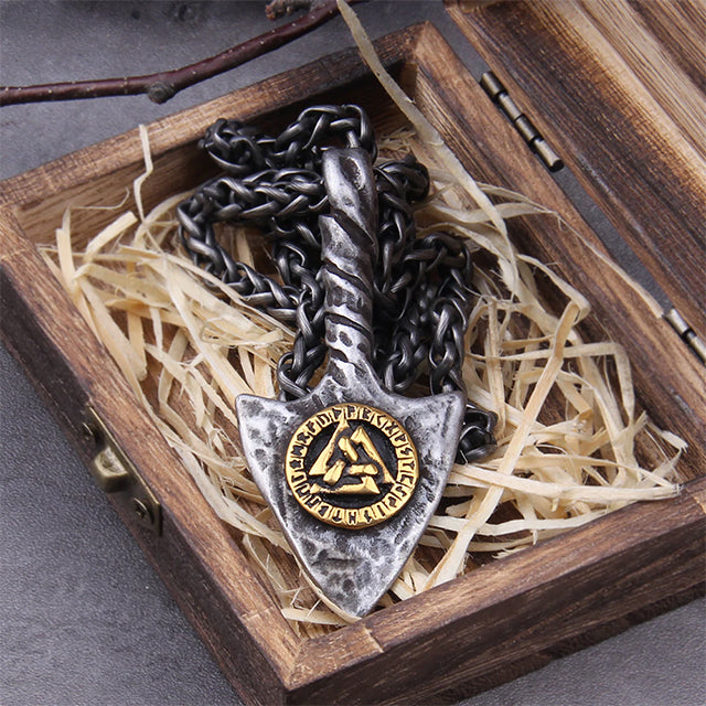 Spear Pendants Runik valknut 1504