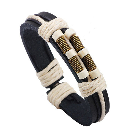 Wrap leather bracelet 1545