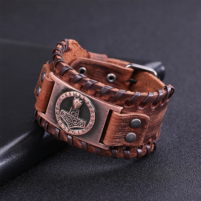 Holy Norse leather bracelet 1565