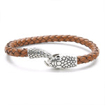 Brown Serpent Leather Bracelet 1583