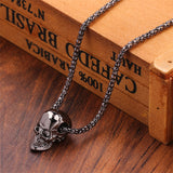 Black skull halsband 1692