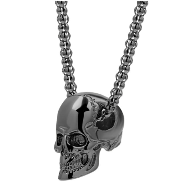 Black skull halsband 1692