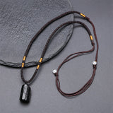 Black turmalin halsband 1709
