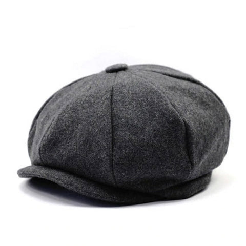 News Boy Cap Dark Gray 1783