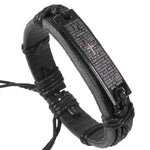 Citat läderarmband 235