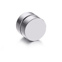 Magnetic stud earring silver 298