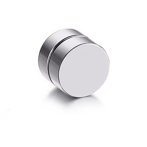 Magnetic stud earring silver 298