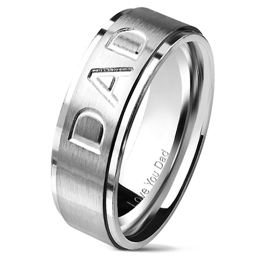 Dad Ring in stainless steel 427