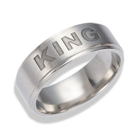 King Ring in stainless steel 428