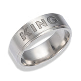 King Ring in stainless steel 428