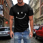 Smajl Black  rundhalsad t-shirt 5007