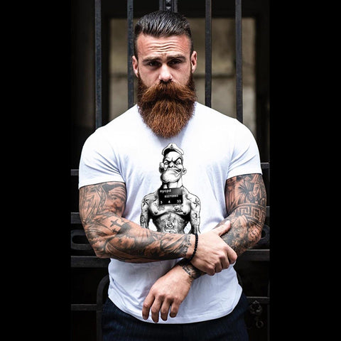 Bad Popeye rundhalsad t-shirt 5151