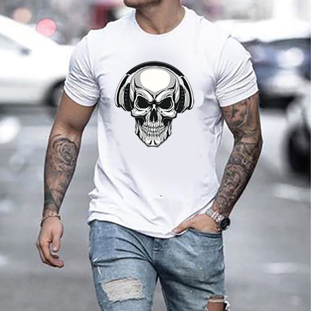 Skull phone t-shirt 5170