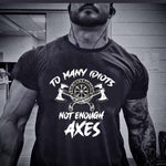 Not enough axes rundhalsad t-shirt 5193