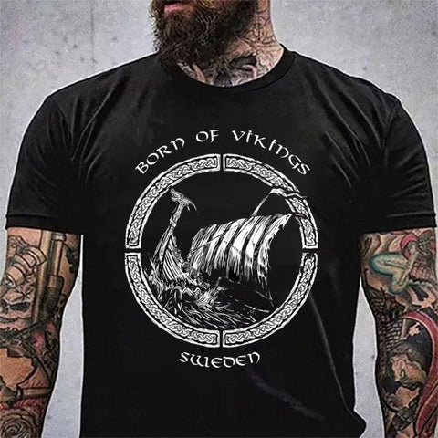 Born of vikings t-shirt 5195