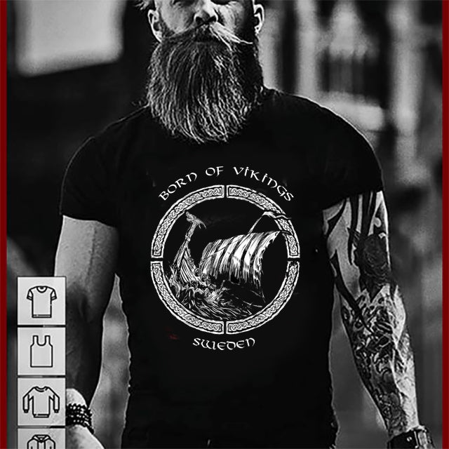 Born of vikings t-shirt 5195