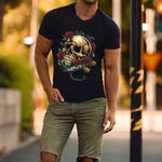 Skull & roses t-shirt 5200