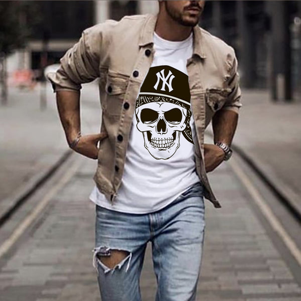 NY skull t-shirt 5209